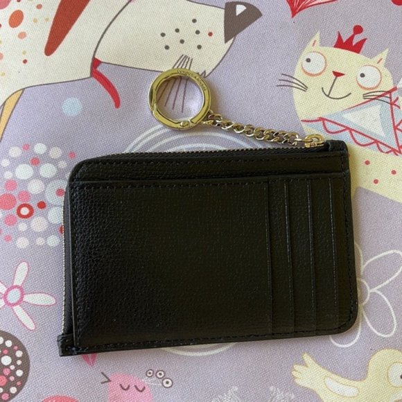 Kate Spade Darcy Medium L-Zip Card Holder Black - Picture 3 of 16
